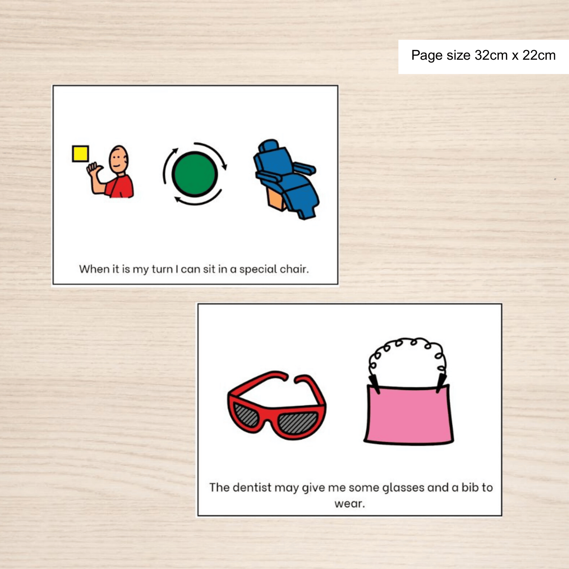 Visual Social Story Dentist Pages Inside book