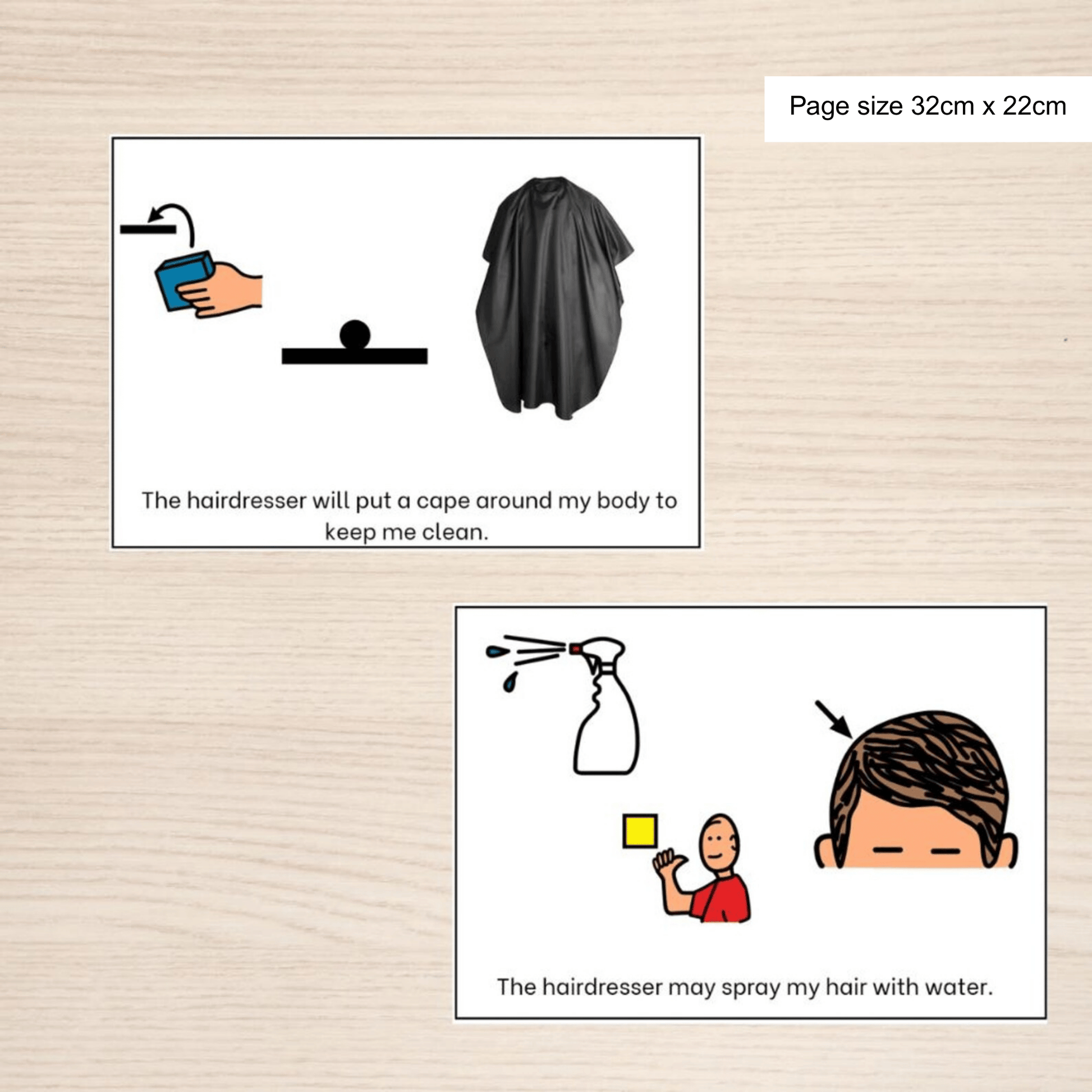 Social Story Going to the Hairdresser Inside Pages