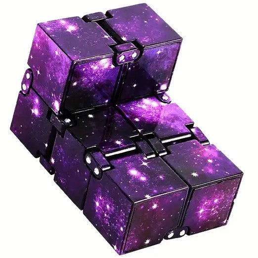 Fidget Infinity Cube Purple Galaxy
