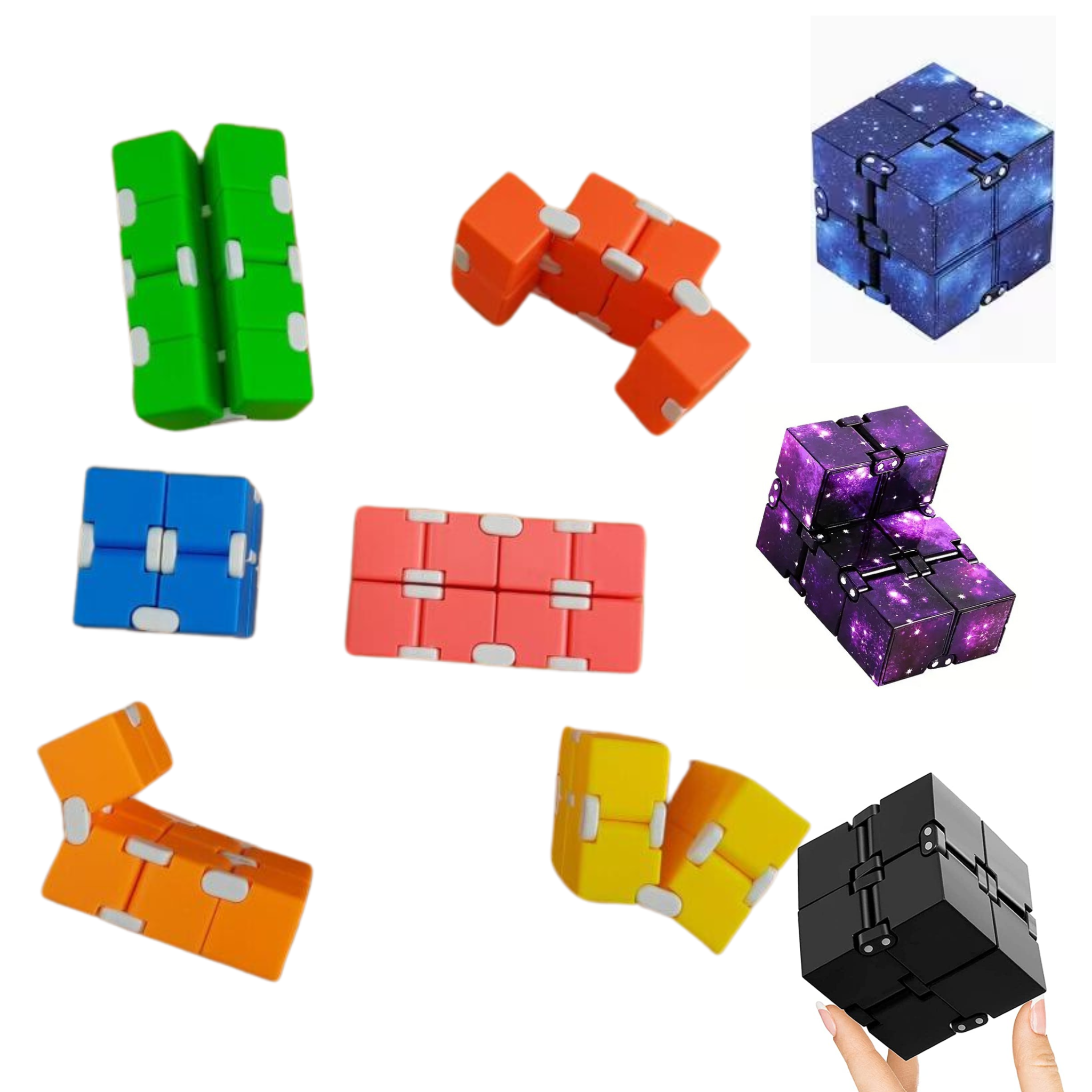 Fidget Infinity Cube | Choose your favourite colour – Sensory Street