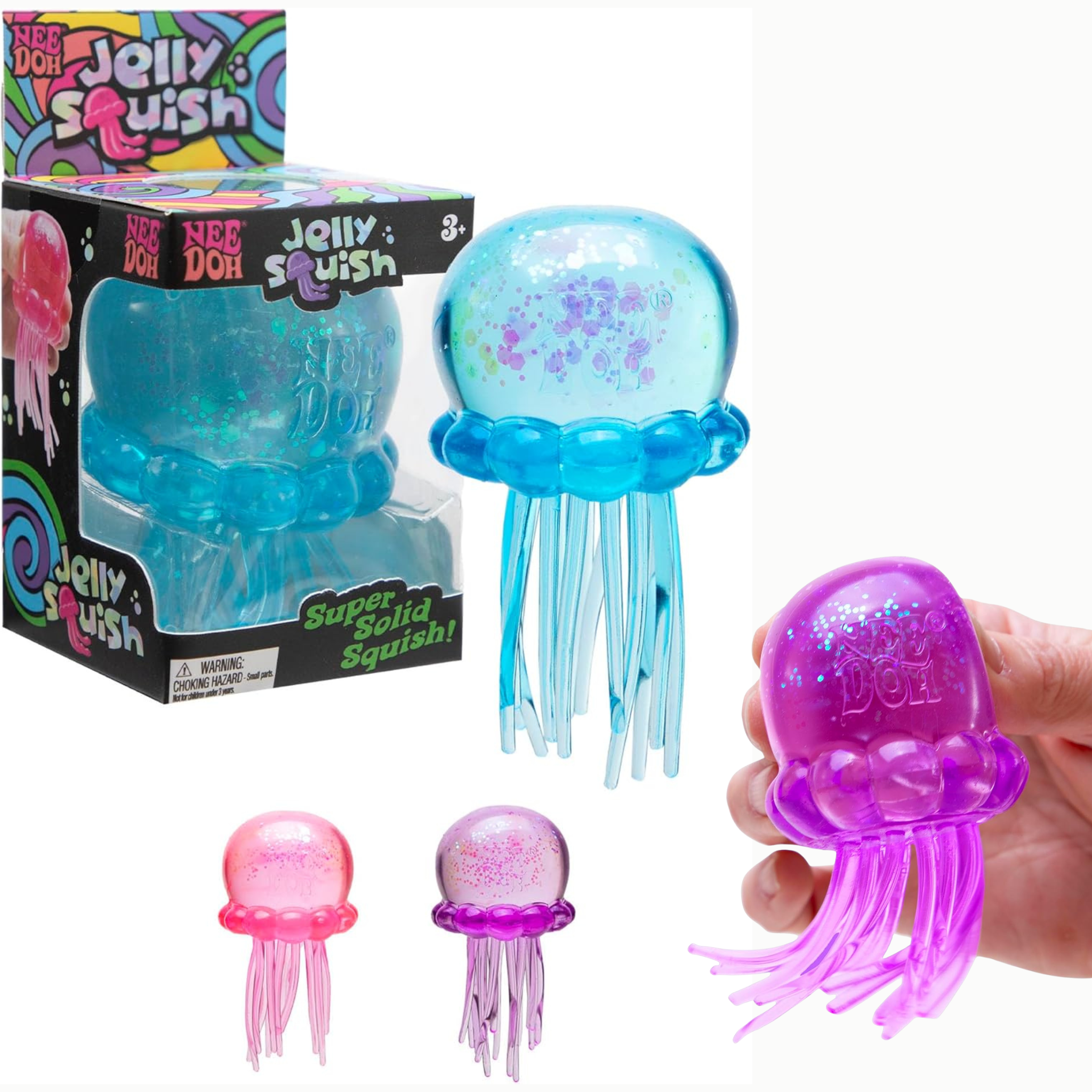 Needou NeeDoh Jelly Squish | Jellyfish Shape Squishy – Sensory Street