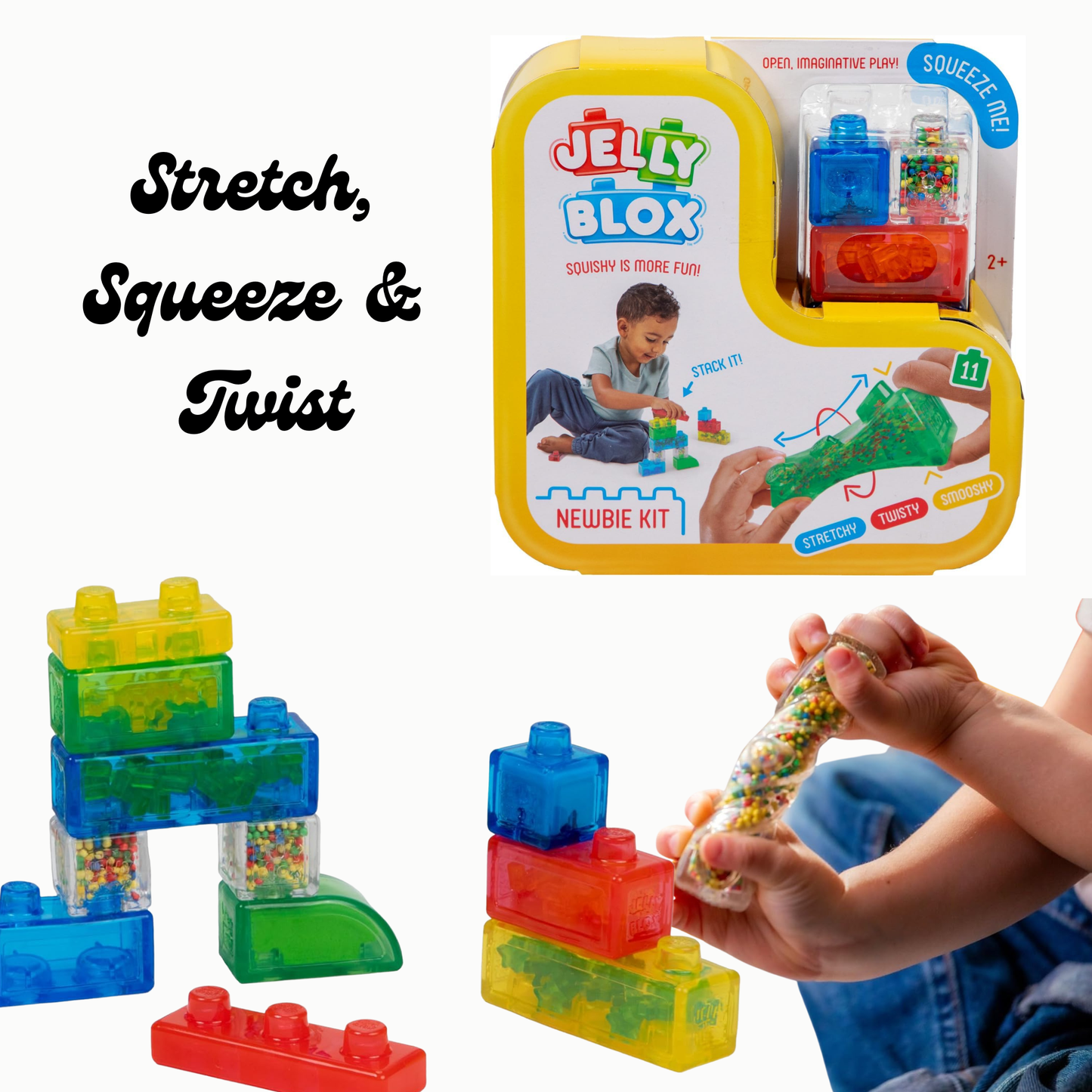 Jelly Blox stretchy sensory blocks