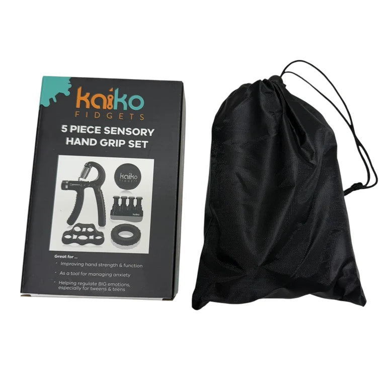 Kaiko 5 piece hand grip set with carry bag