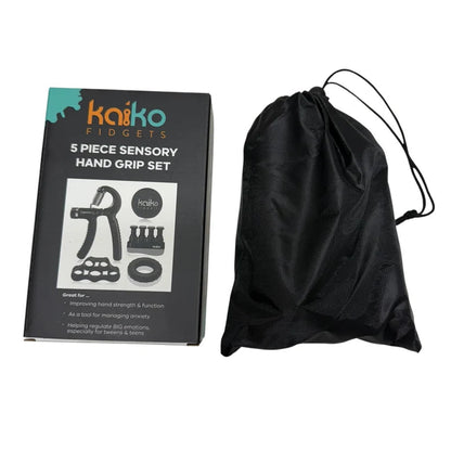 Kaiko 5 piece hand grip set with carry bag