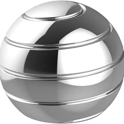 Kaiko Spinning Desktop Gyroscope Silver