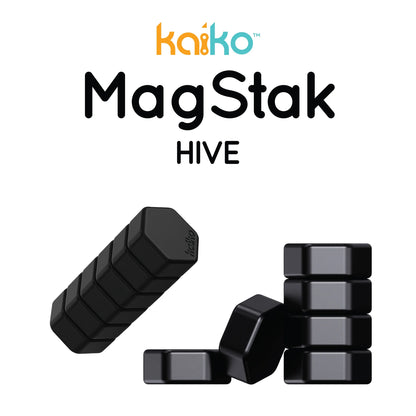 Kaiko Magstak Hive Black magnetic fidget pieces