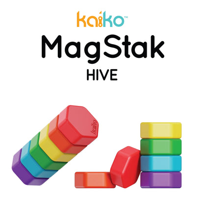 Kaiko Magstak Hive Rainbow magnetic fidget pieces