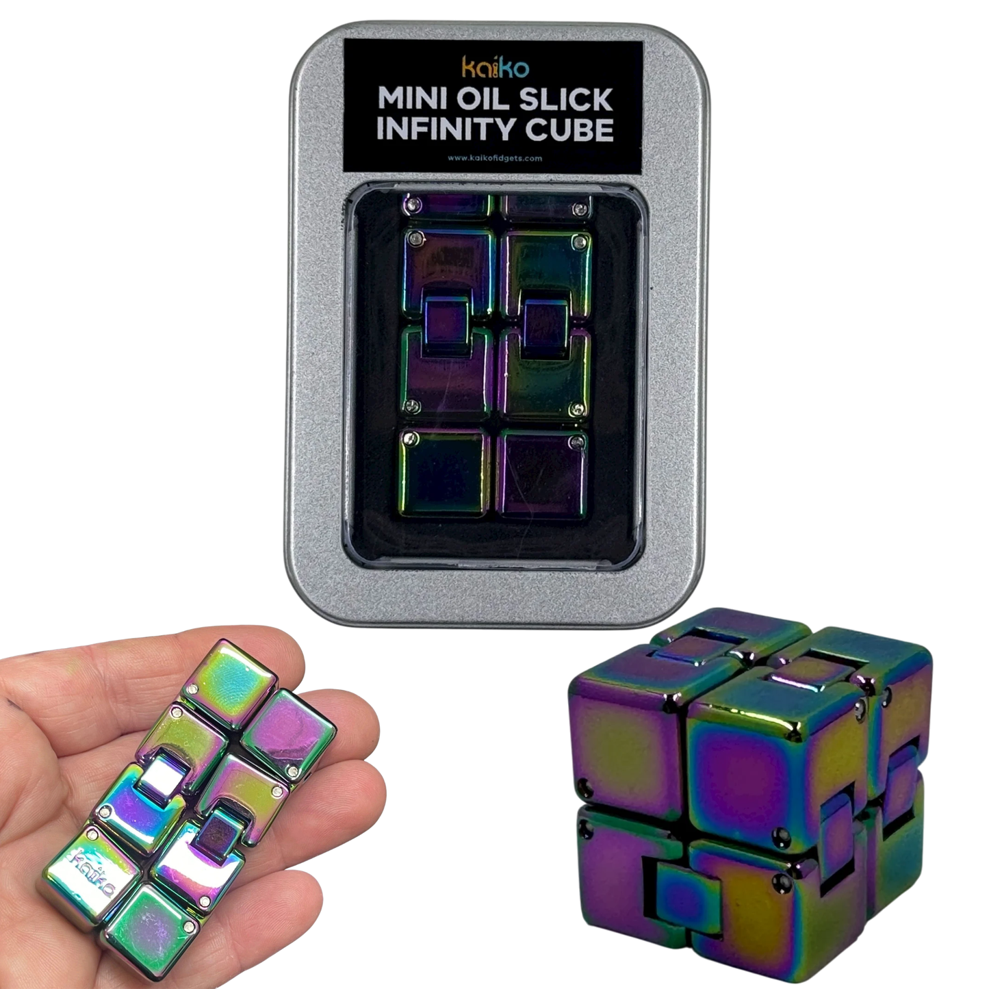 Kaiko Mini Infinity Cube Oil Slick