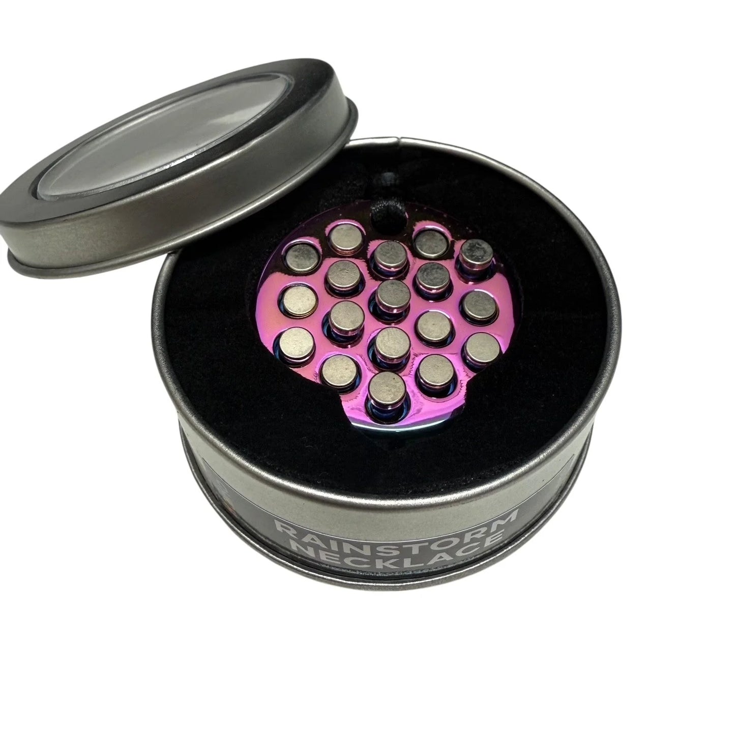 Kaiko Rainstorm Fidget Necklace in case