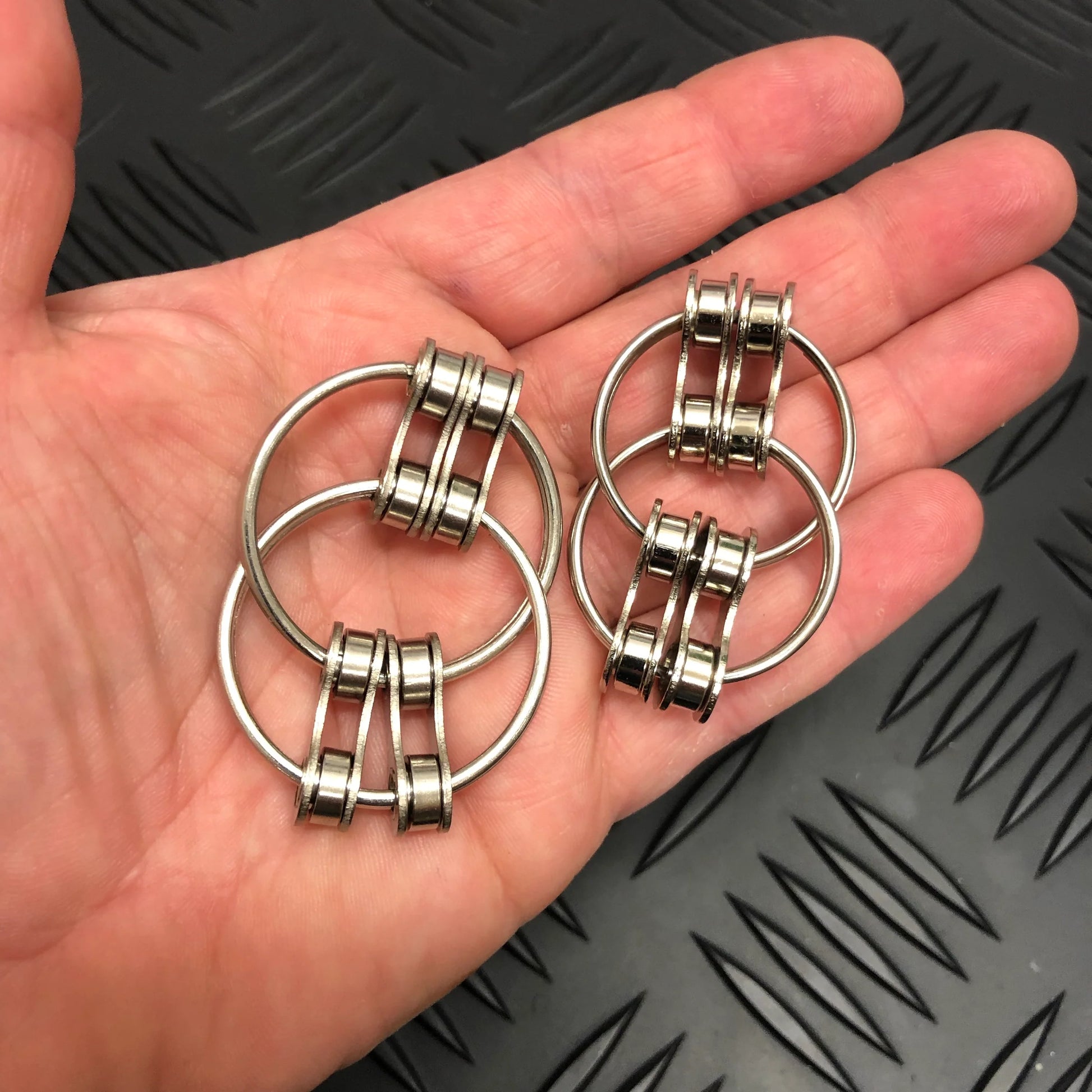 Kaiko Double Loop Fidget both sizes on hand
