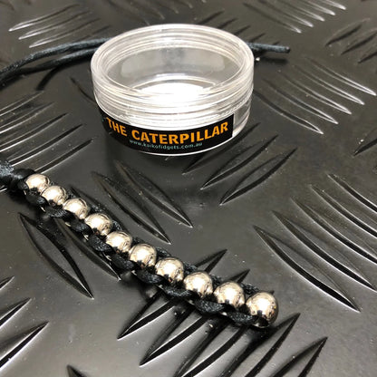 Caterpillar hand fidget black