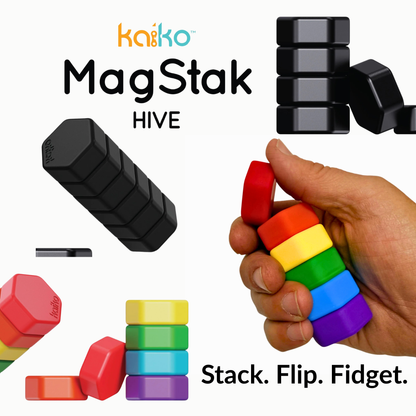 Stack. Flip. Fidget. Kaiko Magstack Hive