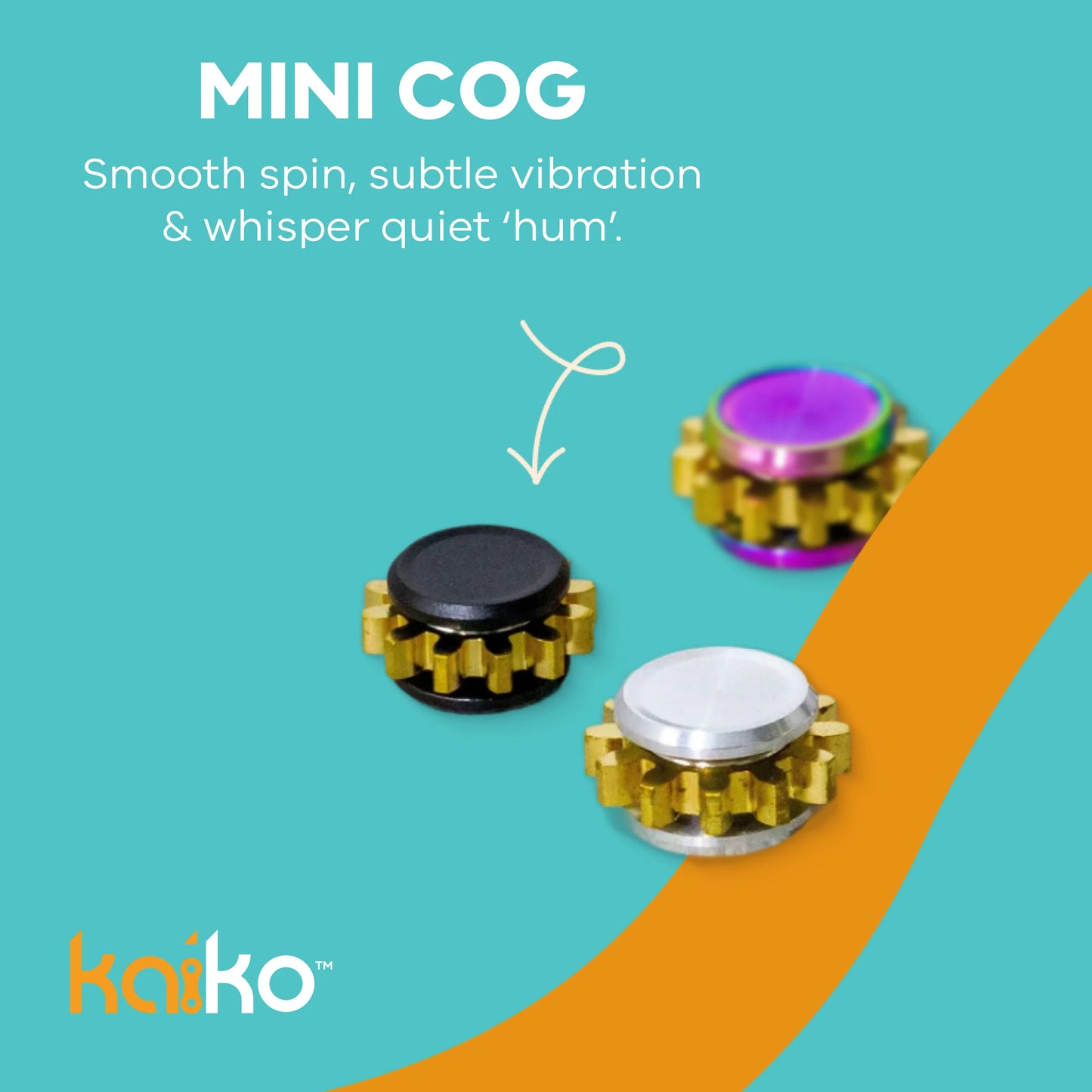 Kaiko Mini Cog Fidget Spinner Main