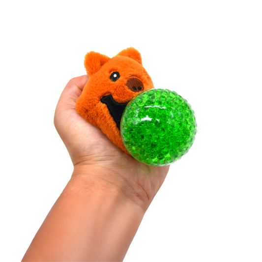 Quokka Plush Ball Jellies being squeezed