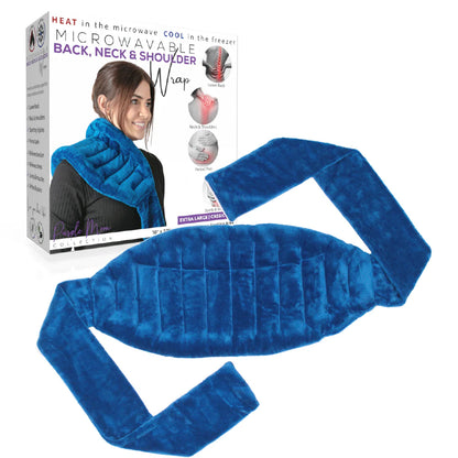 Microwaveable Heat Pack Medium Blue with box