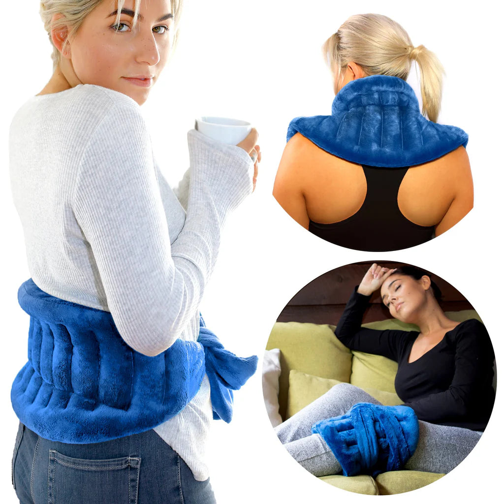 Microwaveable Heat Pack Medium Blue