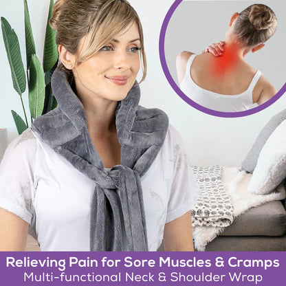 Weighted Microwaveable Heat Pack XL grey