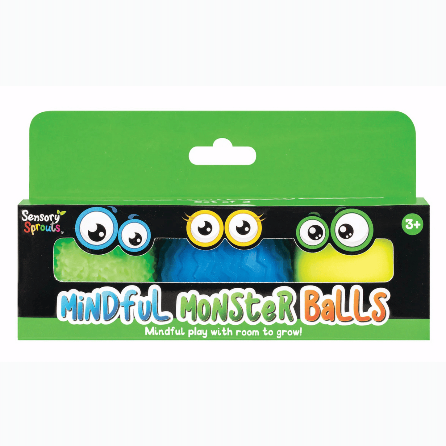 Mindful Monsters Ball Squishys green pack