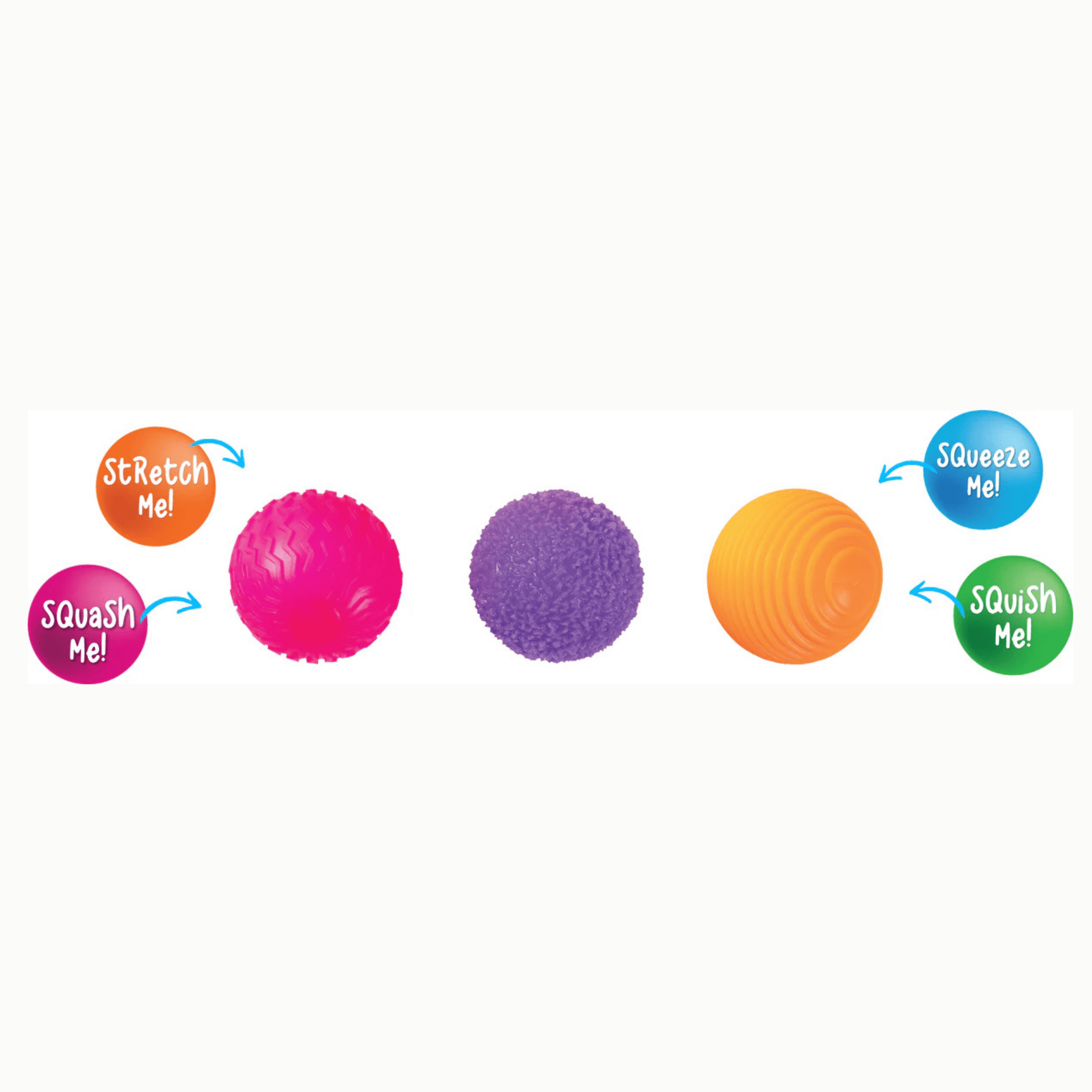 Mindful Monsters Ball Squishys pink pack