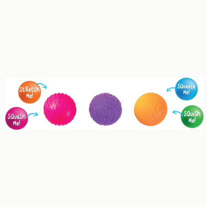 Mindful Monsters Ball Squishys pink pack