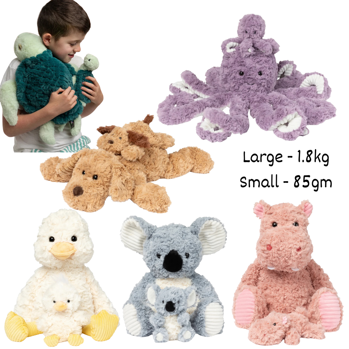 Mini & Me Weighted Plush-Turtle tranquility