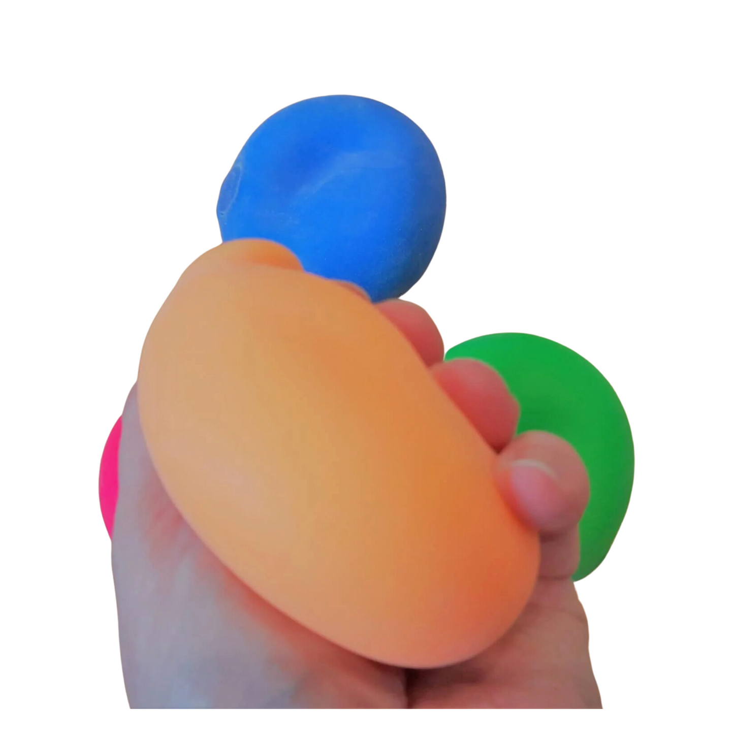 Mouldable clay stress balls orange