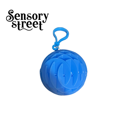 flexi orb keyring blue