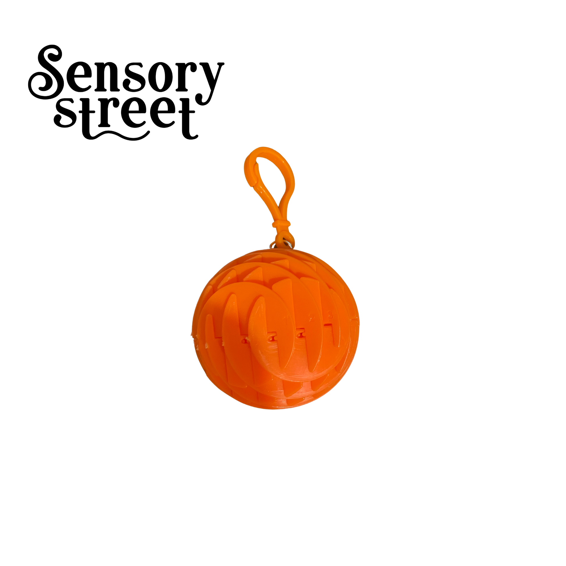 flexi orb keyring orange