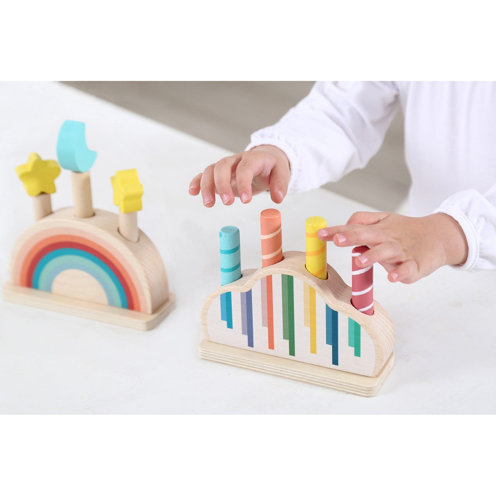 Calm and Breezy pop up wooden toy designs
