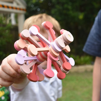 Wooden Spinning Lollipop Fidget Toy boy spinning