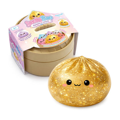 Lucky Bao Mystery Dumpling gold with basket