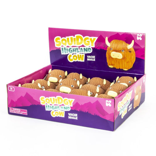 Squidgy Highland Cow in box