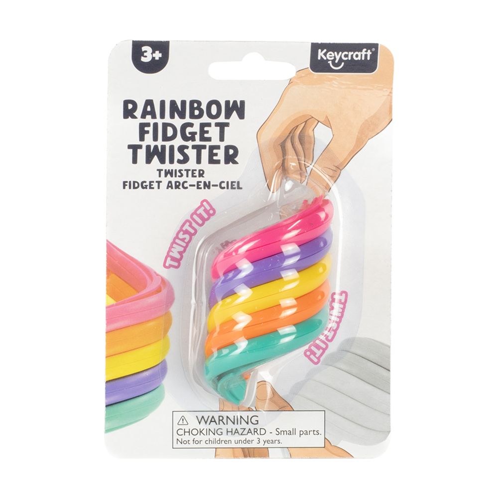 Rainbow Fidget Twister in package