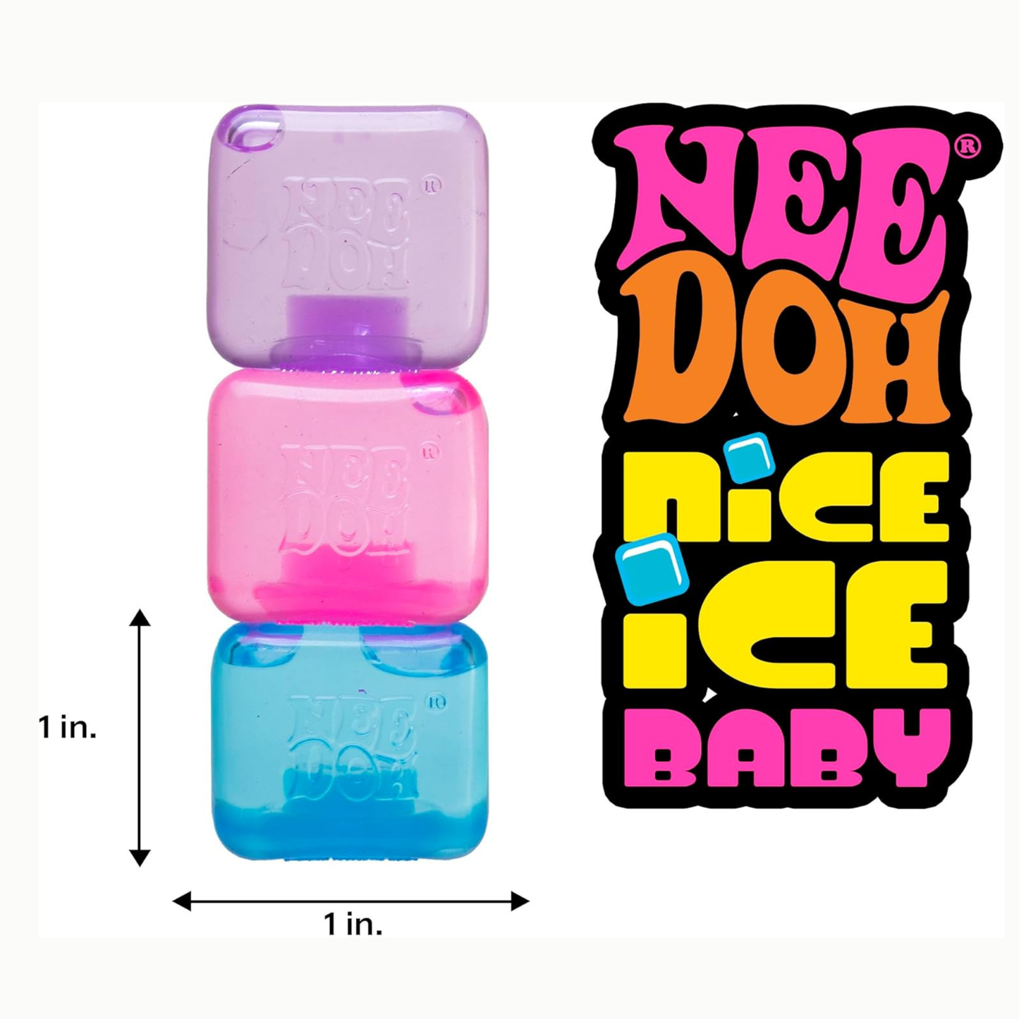 NeeDoh Nice Ice Baby Teenie – Multipack of 4 size