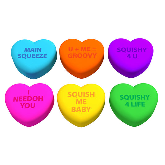 Nee Doh Teenie Squeezie hearts all colours