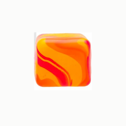 Nee Doh Nice Cube Squishy Swirl Orange
