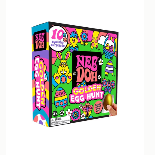 Needoh Advent Easter Box, Black with neon colour easter drawings