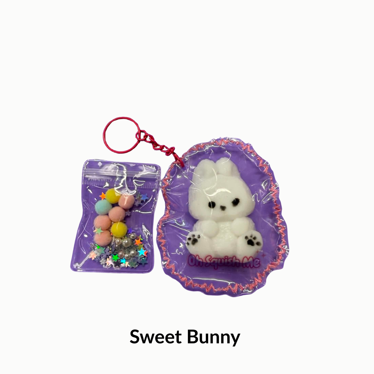 cute white bunny squisy taba
