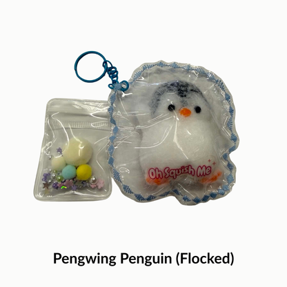 penguin squishy flocked