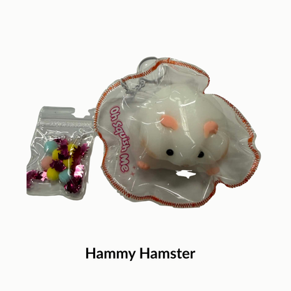 cute white hamster squishy