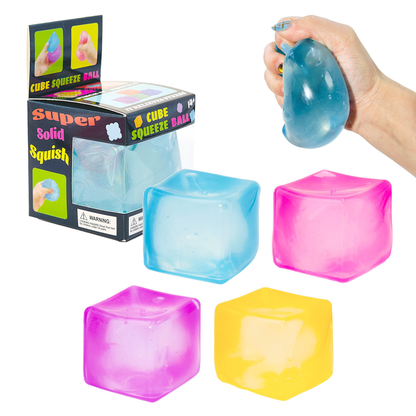Original Firm Squishy Toys Maltose gel filled Cube 5.5cm