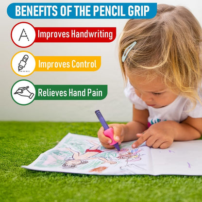 child writing with Ergo Pencil Grips Pack of 6