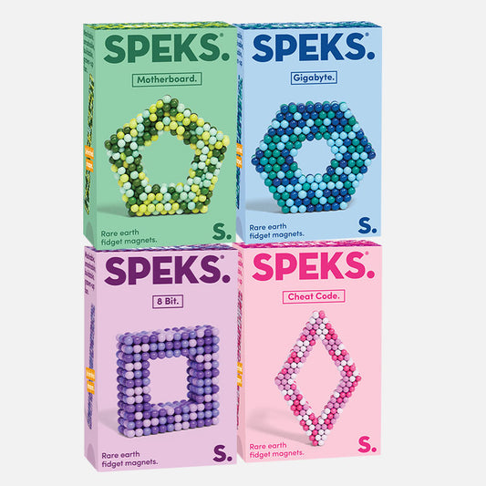 Speks Pixel Magnetic Ball Fidget 4 colours
