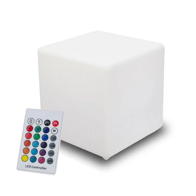 40cm LED light up cube with remote control