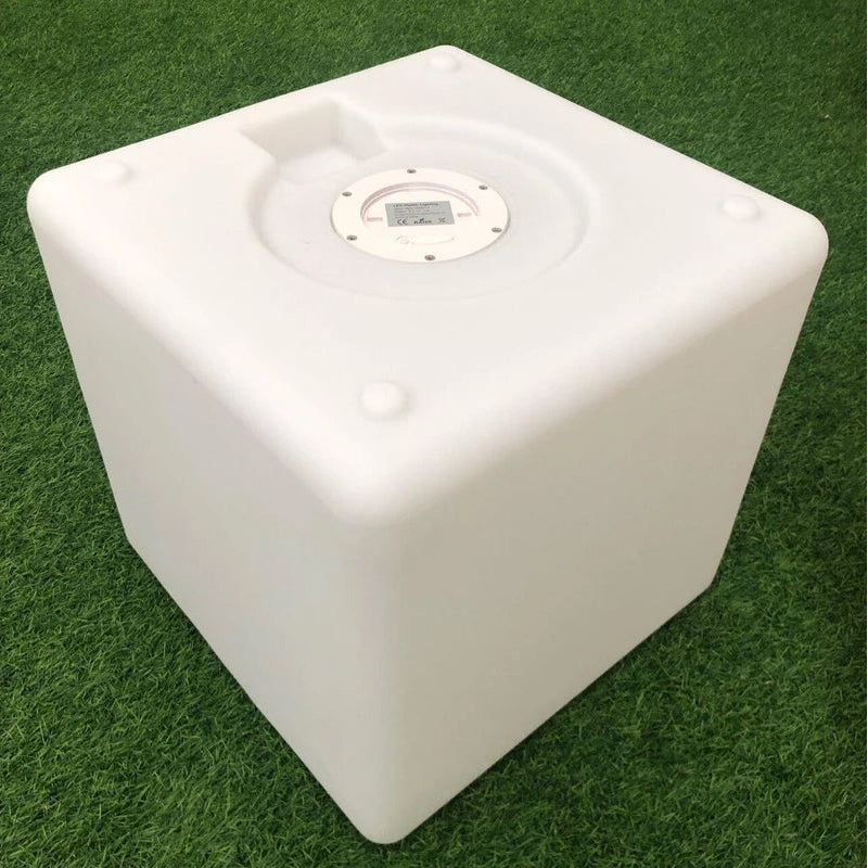 40cm LED light up cube underneath