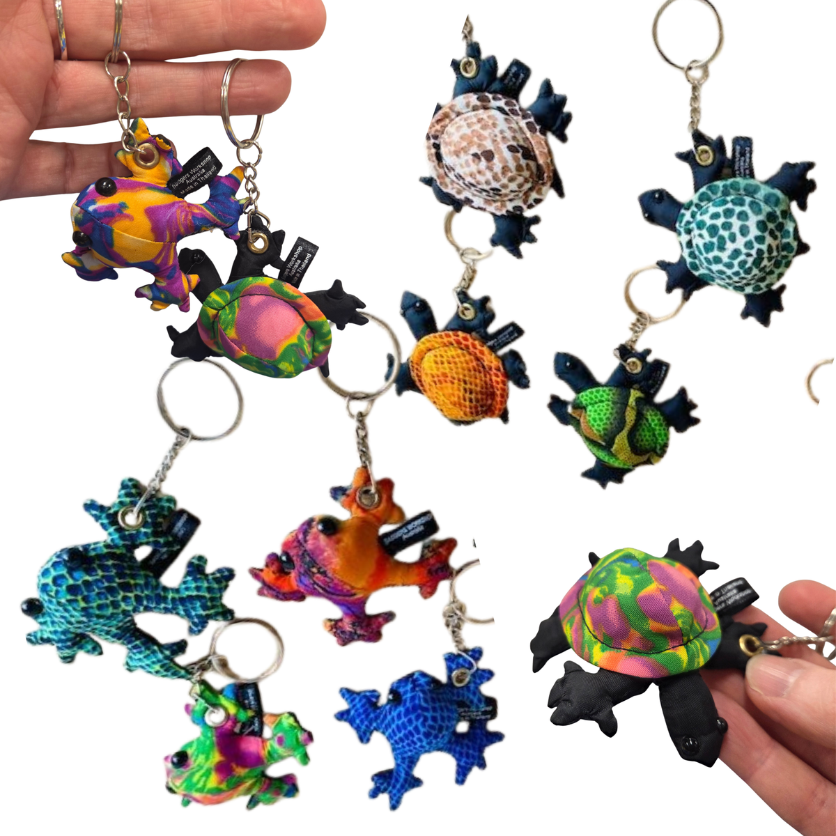 Plush Animal keyring buddies