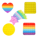 Jouet Anti-stress Pop It - 4 Modèles En Silicone, Sensoriel, Pour Enfants Et Adultes (Wxinsheng) - 3