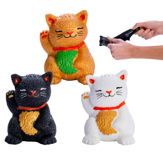 Pullie Pals Stretch Lucky Kitty Main Image