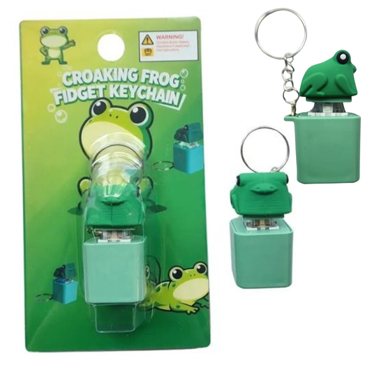Croaking Frog Keychain