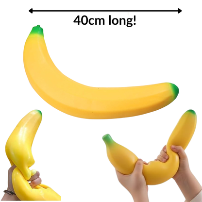 Jumbo Slow Rise Squishy Food Range Banana